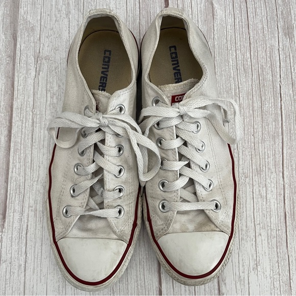 Converse Chuck Taylor All Star Low Top Shoes White Men Size 6.5 / Women's 8.5 - Picture 3 of 11
